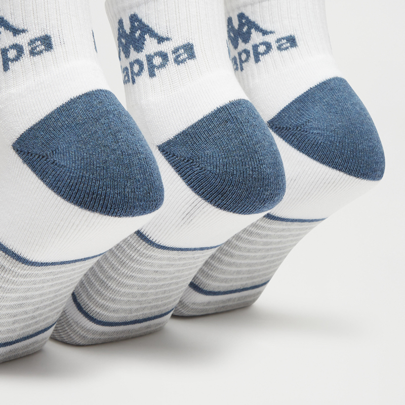 جوراب ورزشی مردانه کاپا Kappa Sport Socks (پک سه جفتی) سفید سرمه ای