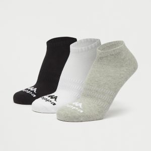 جوراب ورزشی مردانه کاپا Kappa Sport Socks 01 (پک سه جفتی) طوسی سفید مشکی