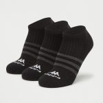 جوراب ورزشی مردانه کاپا Kappa Sport Socks 01 (پک سه جفتی) مشکی خاکستری