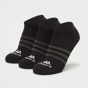 جوراب ورزشی مردانه کاپا Kappa Sport Socks 01 (پک سه جفتی) مشکی خاکستری