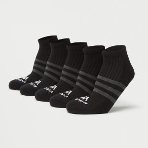 جوراب ورزشی مردانه کاپا Kappa Sport Socks (پک پنج جفتی) مشکی خاکستری