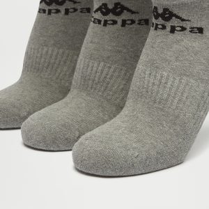 جوراب ورزشی مردانه کاپا Kappa Sport Socks (پک سه جفتی) طوسی
