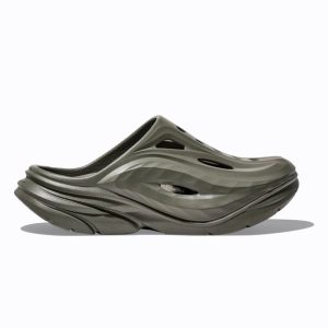 صندل ورزشی مردانه هوکا Hoka Ora Recovery Mule Slides زیتونی