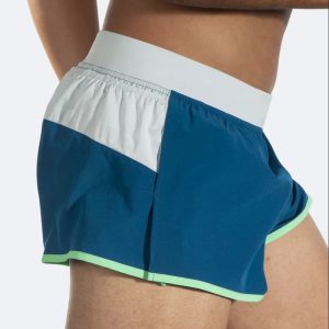 شورت ورزشی مردانه بروکس Brooks Sherpa 3" Split short اقیانوسی
