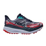 کفش رانینگ زنانه هوکا Hoka Running Shoes Stinson 7 طوسی قرمز