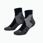 جوراب ورزشی کران Crane Sport Socks (پک دو جفتی) طوسی خاکستری مشکی