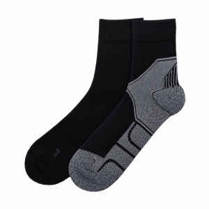 جوراب ورزشی کران Crane Sport Socks (پک دو جفتی) مشکی طوسی