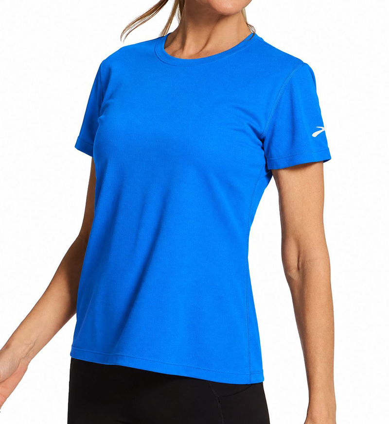 تیشرت ورزشی زنانه بروکس Brooks Podium Short Sleeve آبی