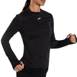 بلوز ورزشی زنانه بروکس Brooks High Point Long Sleeve 2 مشکی