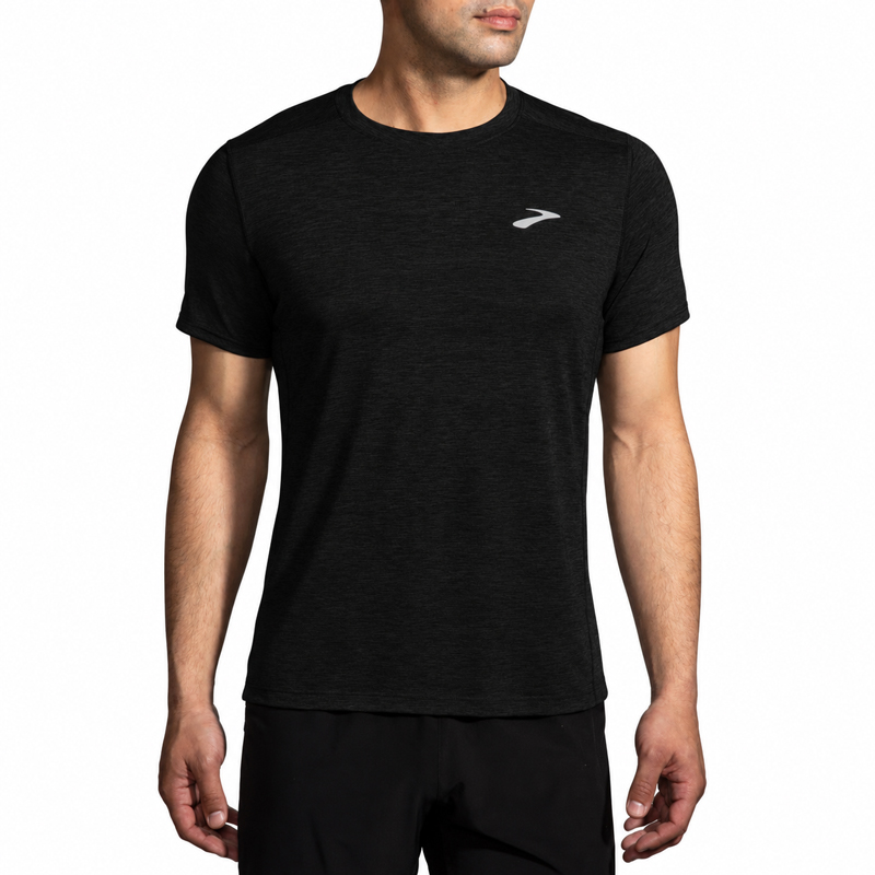 تیشرت ورزشی مردانه بروکس Brooks Distance short sleeve 01 مشکی