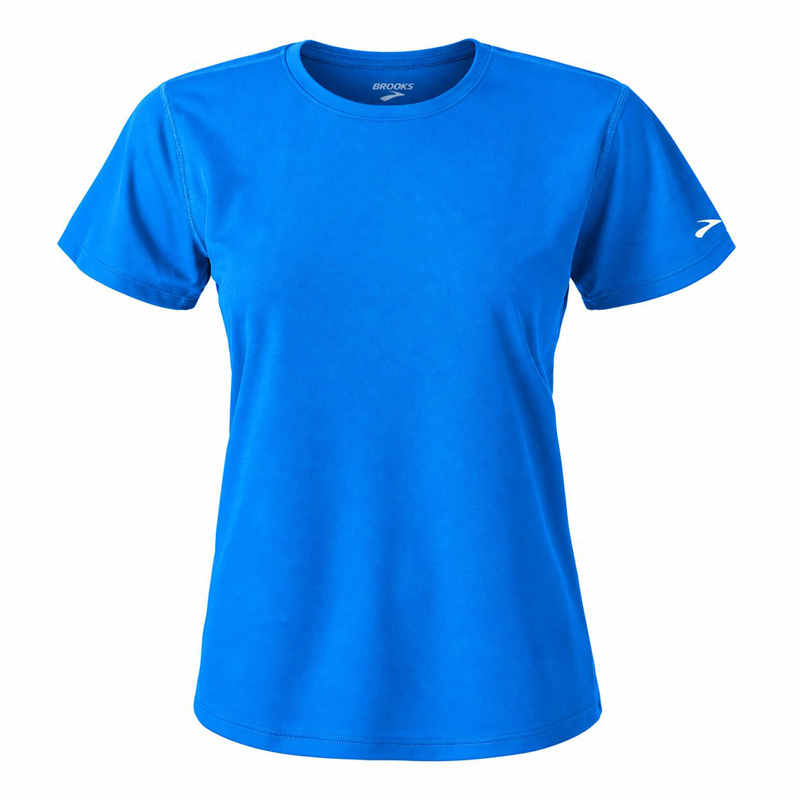 تیشرت ورزشی زنانه بروکس Brooks Podium Short Sleeve آبی