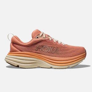 کفش رانینگ زنانه هوکا Hoka Running Shoes Bondi 8 نارنجی مسی