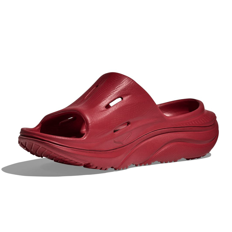 صندل ورزشی هوکا Hoka Ora Recovery Slides 3 زرشکی