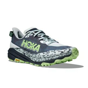 کفش تریل مردانه هوکا Hoka Trail Running Shoes Speedgoat 6 سبز طوسی