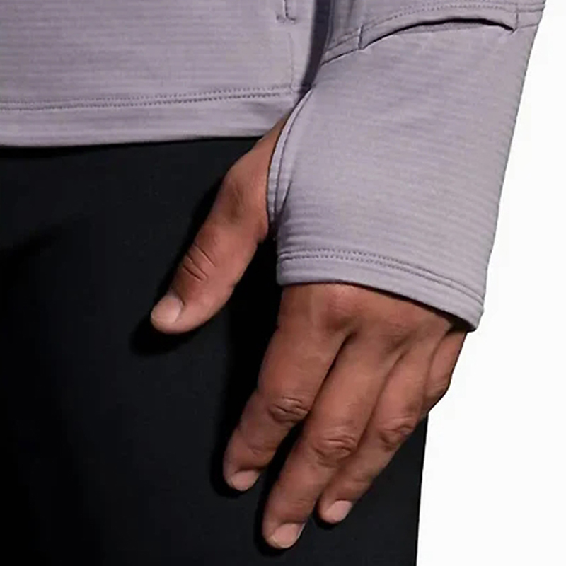 بلوز ورزشی ترمال مردانه بروکس Brooks Thermal Long Sleeve سربی