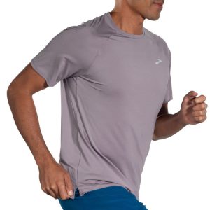 تیشرت ورزشی مردانه بروکس Brooks Atmosphere short sleeve 2 سربی