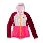 بادگیر ورزشی زنانه بروکس Brooks Canopy Jacket صورتی زرشکی