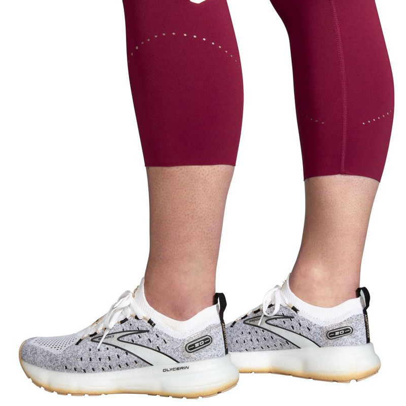 تایت ورزشی زنانه بروکس Brooks Method 3/4 Tight زرشکی