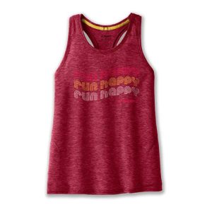 تاپ ورزشی زنانه بروکس Brooks Distance Tank 2 زرشکی