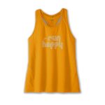 تاپ ورزشی زنانه بروکس Brooks Distance Tank 2 01 طلایی