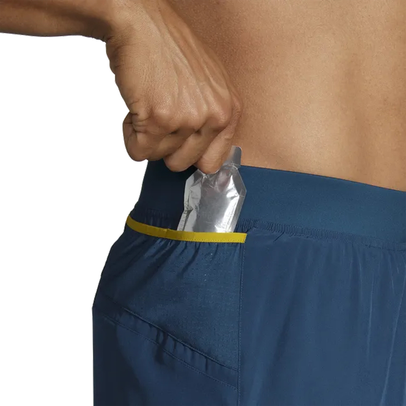 شورت ورزشی مردانه بروکس Brooks Sherpa 7 short اقیانوسی
