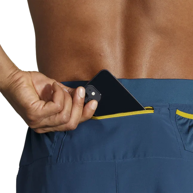 شورت ورزشی مردانه بروکس Brooks Sherpa 7 short اقیانوسی
