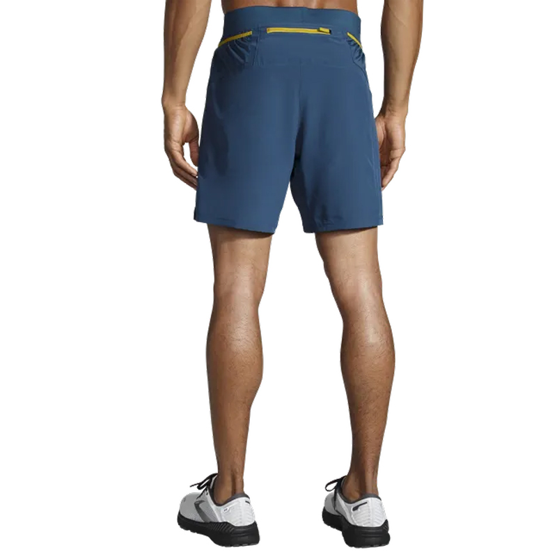 شورت ورزشی مردانه بروکس Brooks Sherpa 7 short اقیانوسی