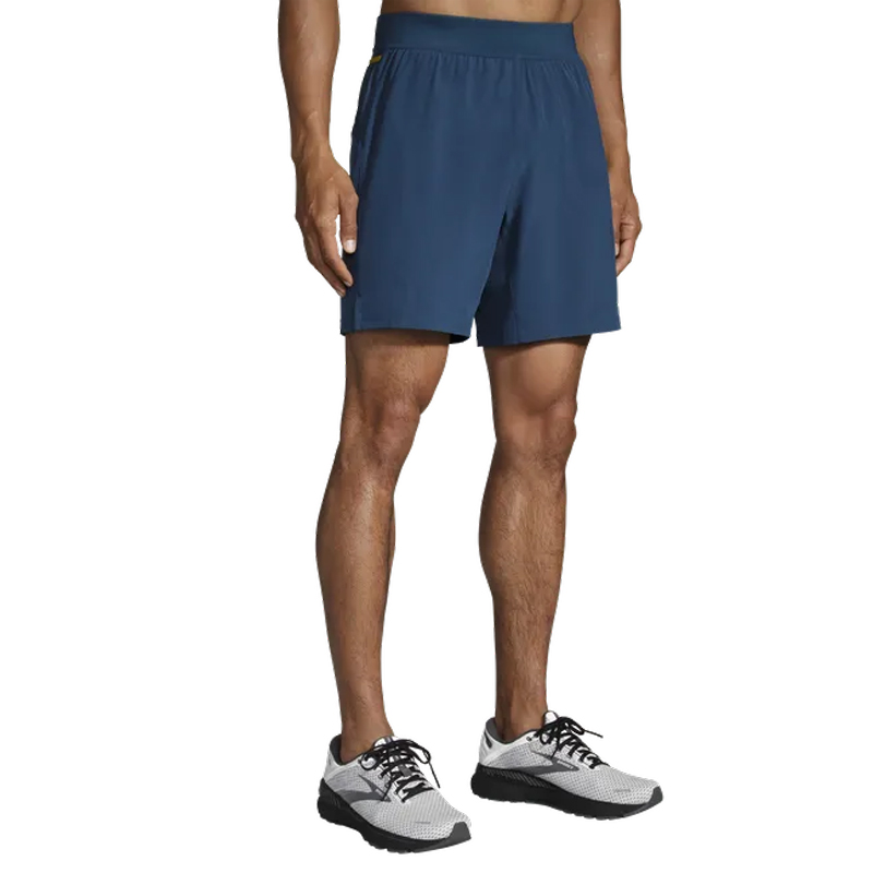 شورت ورزشی مردانه بروکس Brooks Sherpa 7 short اقیانوسی