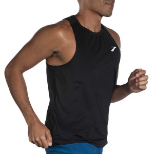 تاپ ورزشی مردانه بروکس Brooks Atmosphere Singlet 2 مشکی