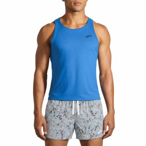 شورت ورزشی مردانه بروکس Brooks Moment 7 short 01 طرح دار