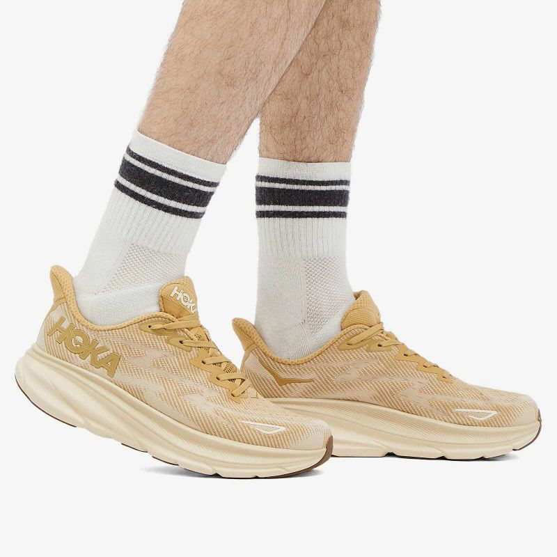 کفش رانینگ مردانه هوکا Hoka Running Shoes Clifton 9 نسکافه ای
