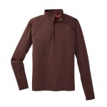 نیم زیپ ورزشی مردانه بروکس Brooks Dash ½ Zip 2 شکلاتی