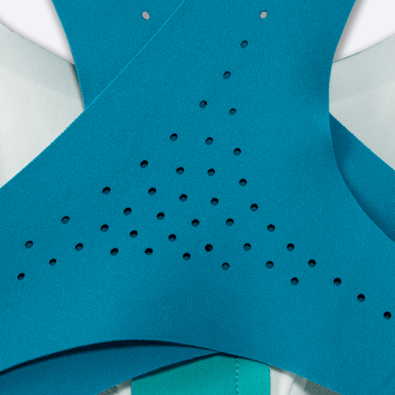 سوتین زیپ دار ورزشی بروکس Brooks Dare Zip run bra 2 سبز آبی
